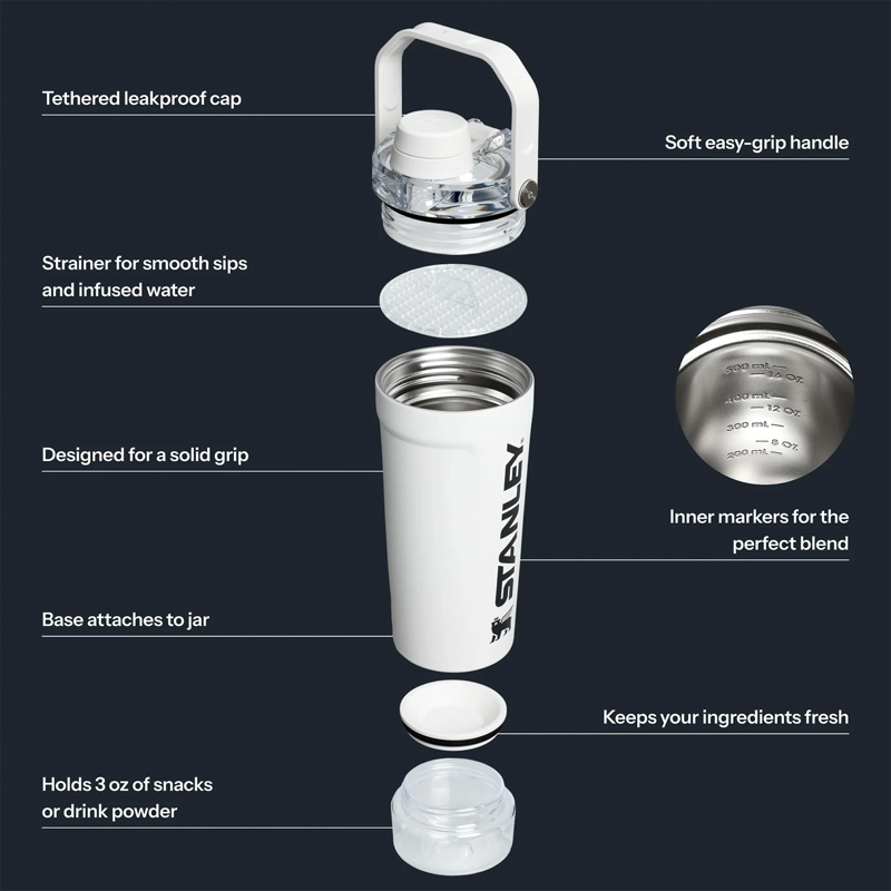 VITALIZE SHAKER STANLEY CHALK | 591 ML - 4
