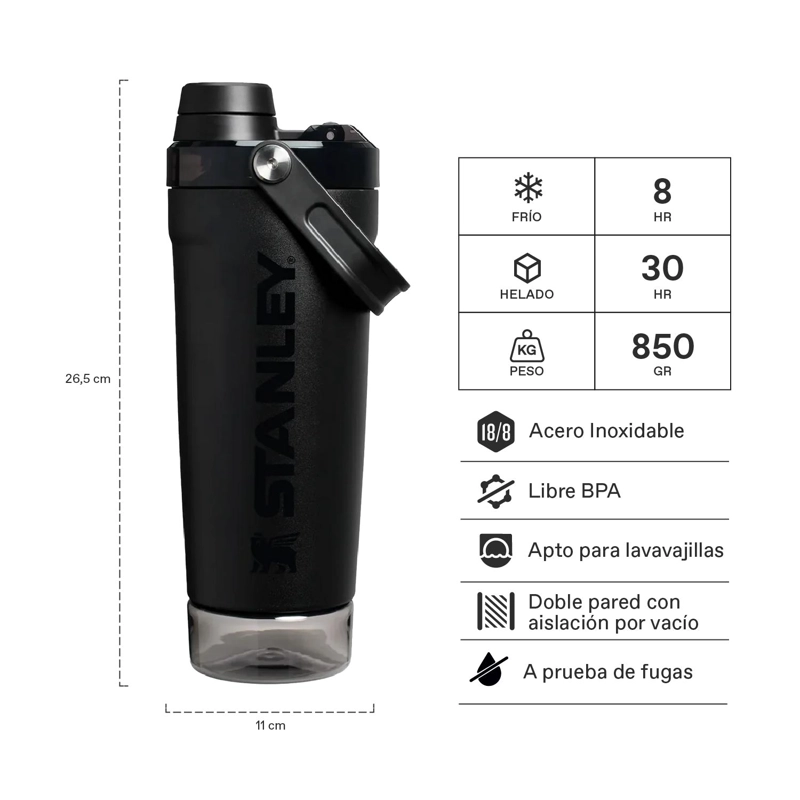 VITALIZE SHAKER STANLEY BLACK 2.0 | 591 ML - 2