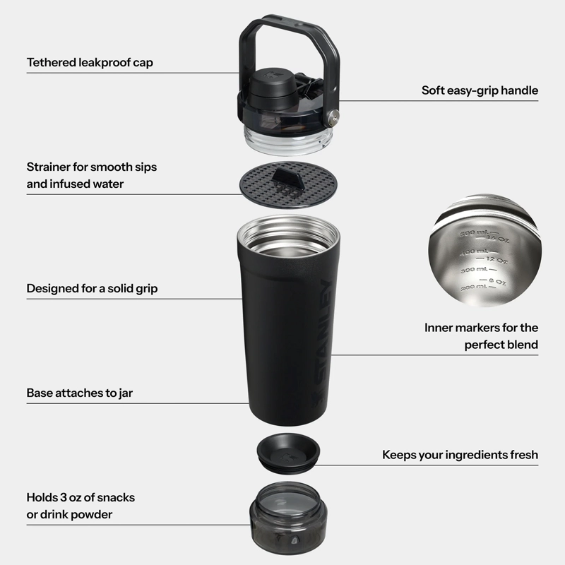VITALIZE SHAKER STANLEY BLACK 2.0 | 591 ML - 3