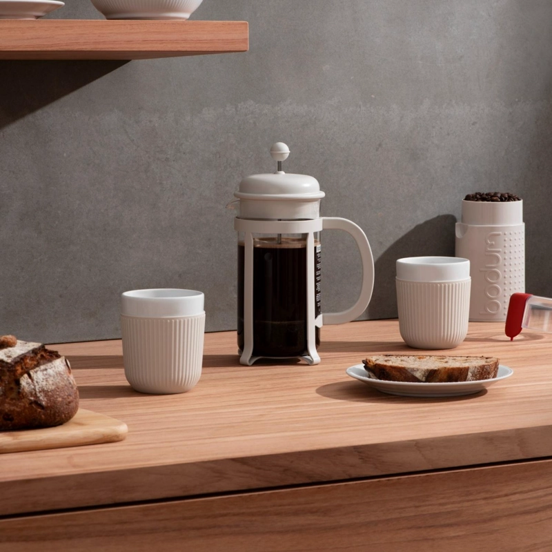 CAFETERA PRENSA FRANCESA BODUM 350 ML BLANCO - 2