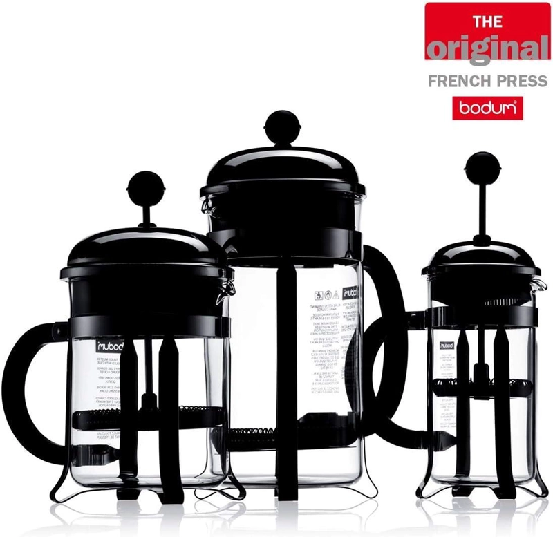 CAFETERA PRENSA FRANCESA BODUM 350 ML NEGRO - 4