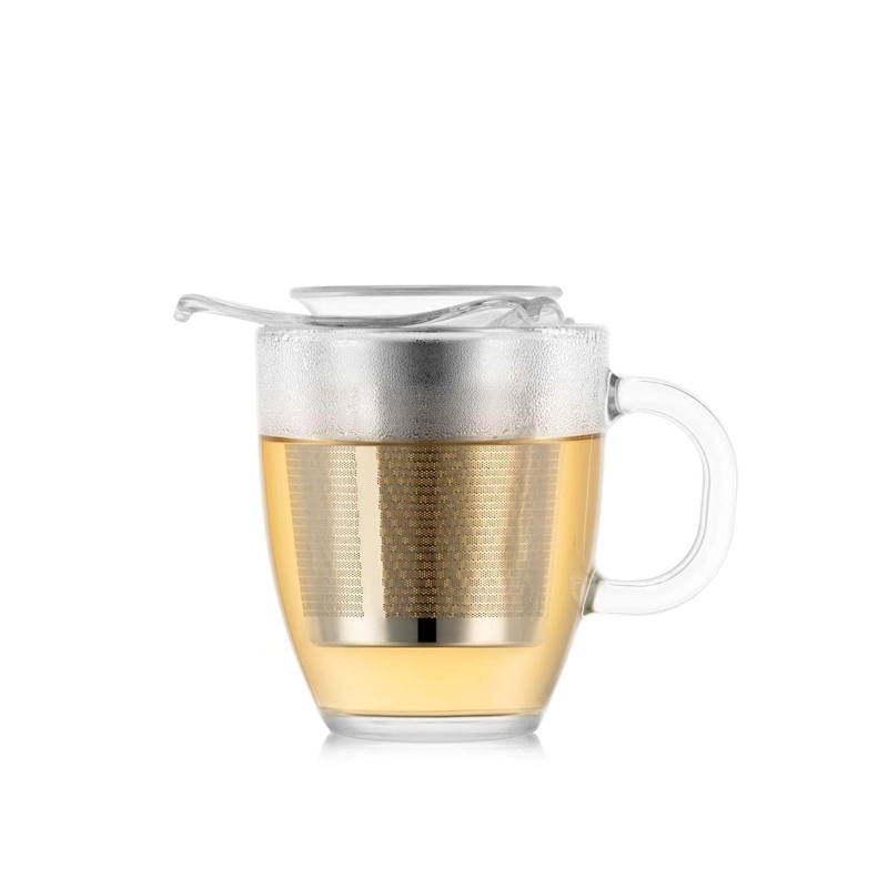 TETERA CON INFUSOR BODUM INDIVIDUAL 350 ML CROMADO - 1