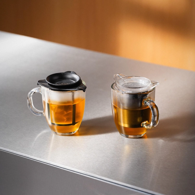 TETERA CON INFUSOR BODUM INDIVIDUAL 350 ML CROMADO - 6