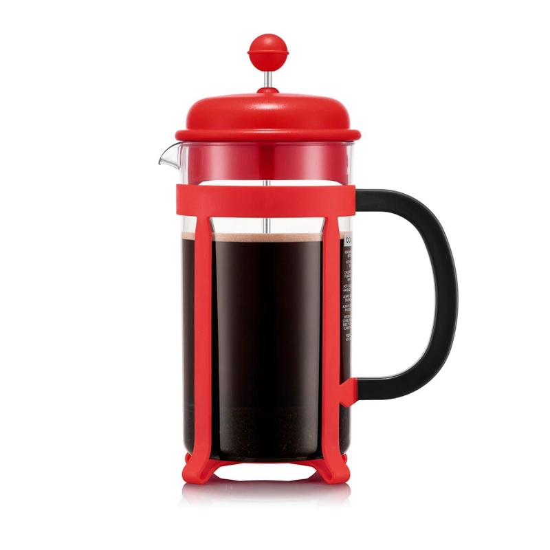 CAFETERA PRENSA FRANCESA BODUM 1 LT ROJO - 1