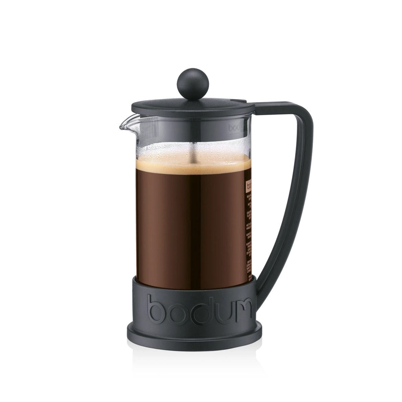 CAFETERA PRENSA FRANCESA BODUM BRAZIL 350 ML NEGRO - 1