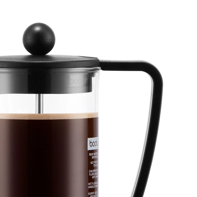 CAFETERA PRENSA FRANCESA BODUM BRAZIL 350 ML NEGRO - 5