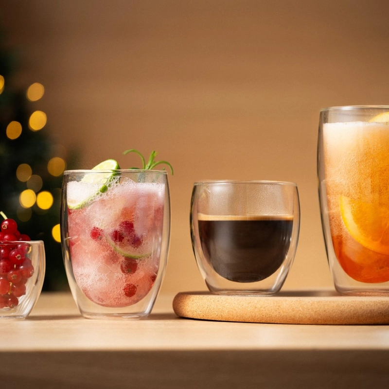 SET DE 2 VASOS TE RMICOS BODUM PAVINA DOBLE PARED 350 ML - 4
