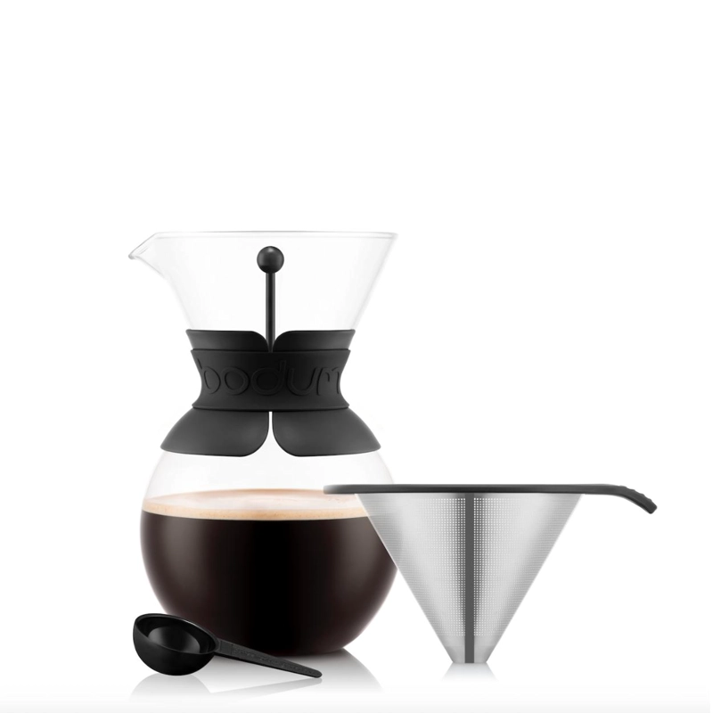 CAFETERA DE GOTEO BODUM FILTRO PERMANENTE ACERO INOX 1 LT NEGRO - 3
