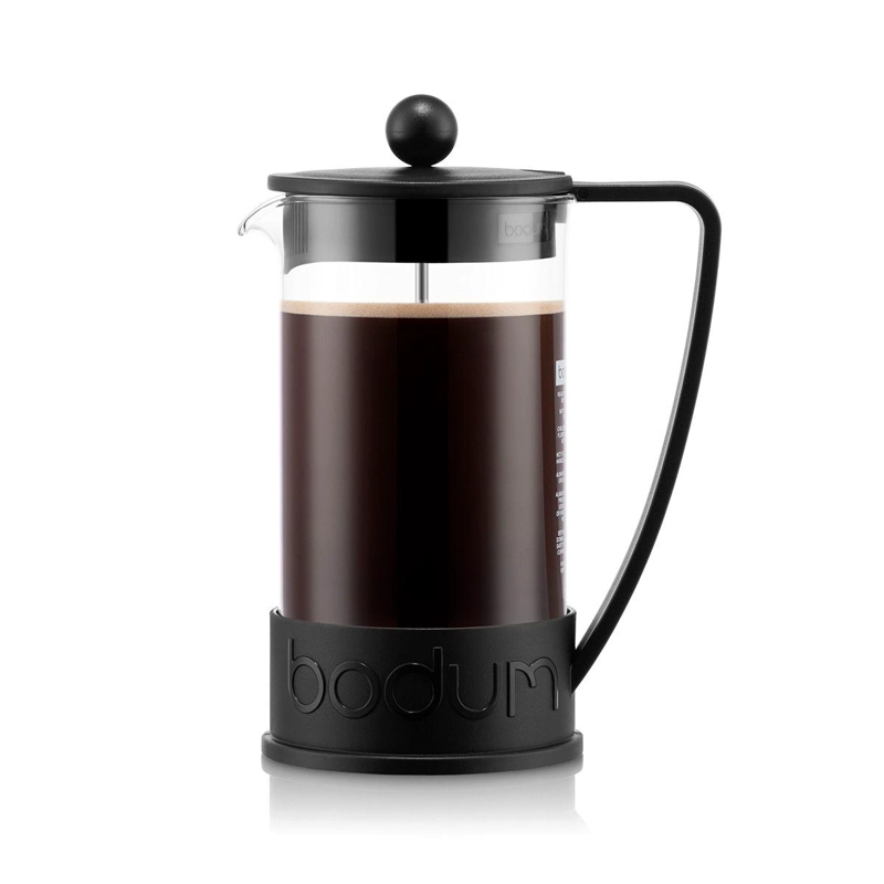CAFETERA PRENSA FRANCESA  BODUM BRAZIL 1LT NEGRO - 1
