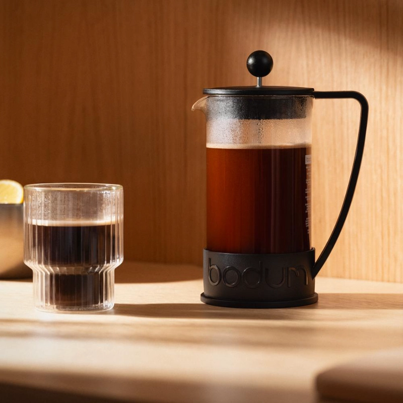 CAFETERA PRENSA FRANCESA  BODUM BRAZIL 1LT NEGRO - 2