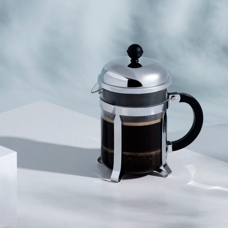 CAFETERA PRENSA FRANCESA BODUM ACERO INOX 500 ML CROMADO - 2