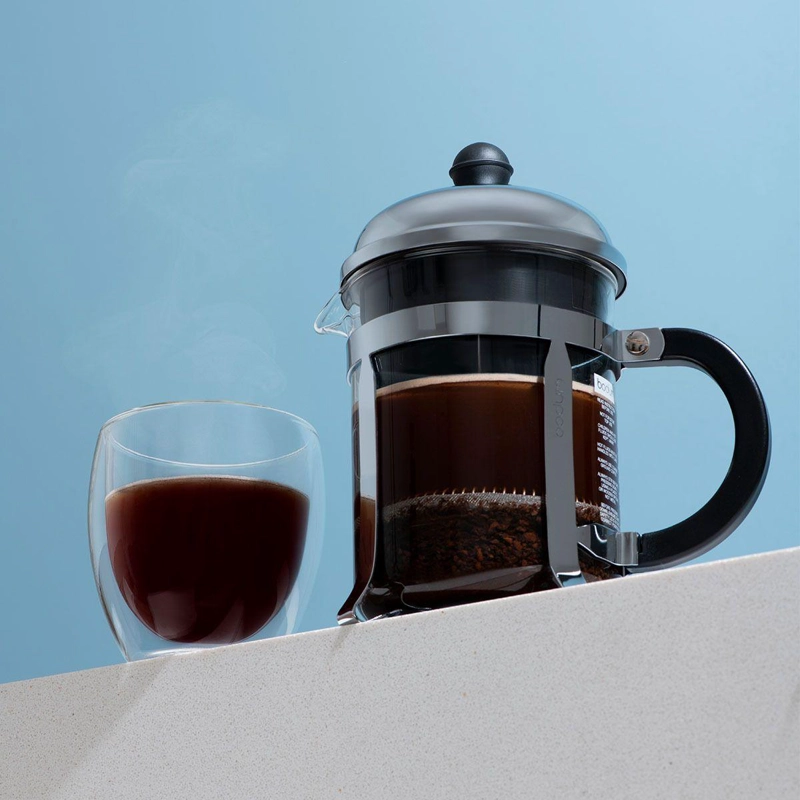 CAFETERA PRENSA FRANCESA BODUM ACERO INOX 500 ML CROMADO - 3
