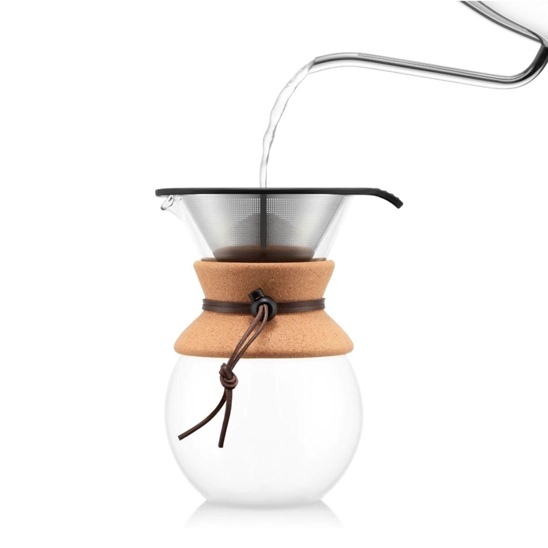 CAFETERA DE GOTEO BODUM FILTRO PERMANENTE 1 LT CORCHO - 6