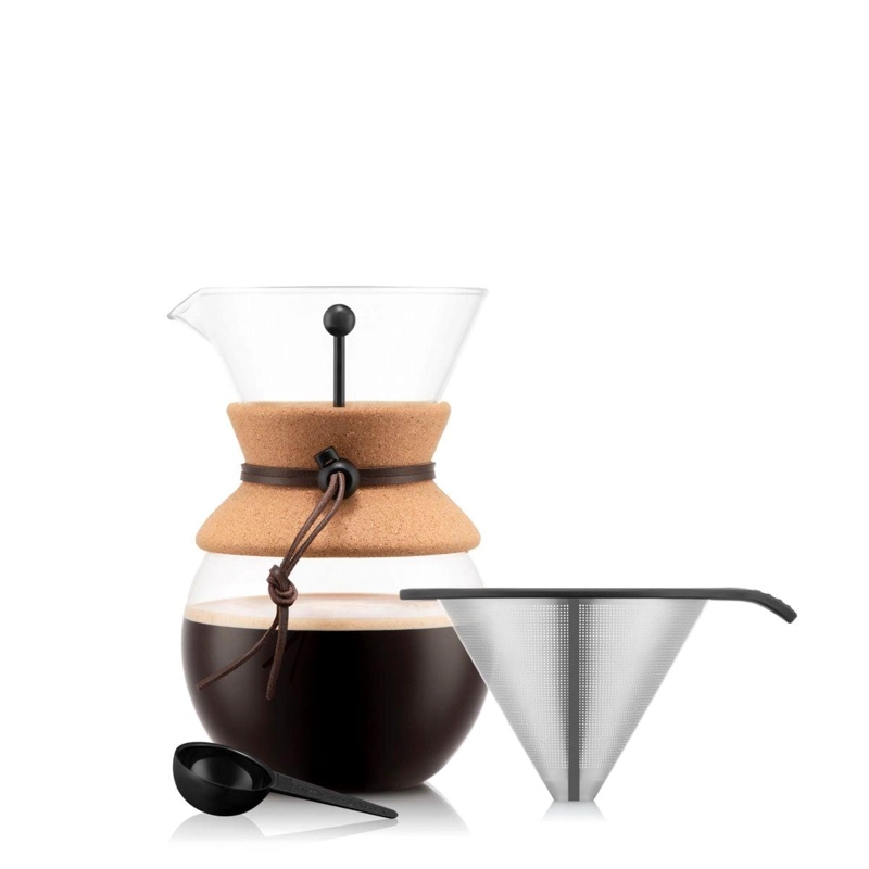 CAFETERA DE GOTEO BODUM FILTRO PERMANENTE 1 LT CORCHO - 7