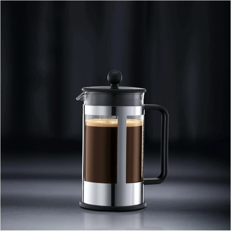 CAFETERA PRENSA FRANCESA  BODUM 1 LT CROMADO - 2