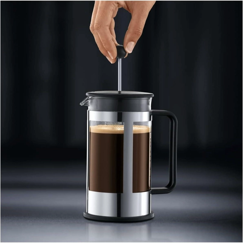 CAFETERA PRENSA FRANCESA  BODUM 1 LT CROMADO - 3