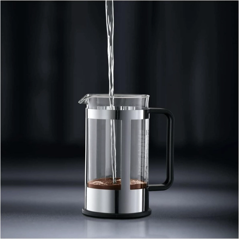 CAFETERA PRENSA FRANCESA  BODUM 1 LT CROMADO - 4