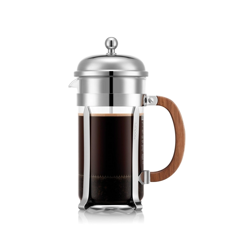 CAFETERA PRENSA FRANCESA BODUM 1 LT CROMADO - 1
