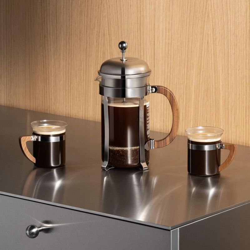 CAFETERA PRENSA FRANCESA BODUM 1 LT CROMADO - 4