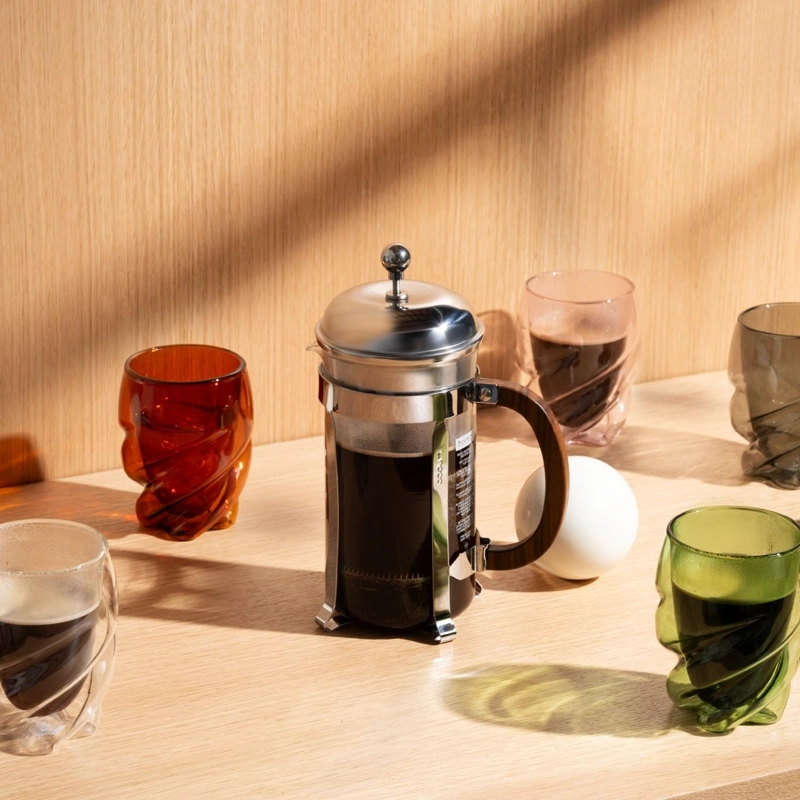 CAFETERA PRENSA FRANCESA BODUM 1 LT CROMADO - 6