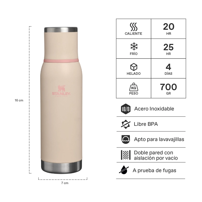 TERMO STANLEY ADVENTURE TO-GO CHAMPAGNE | 750 ML - 2