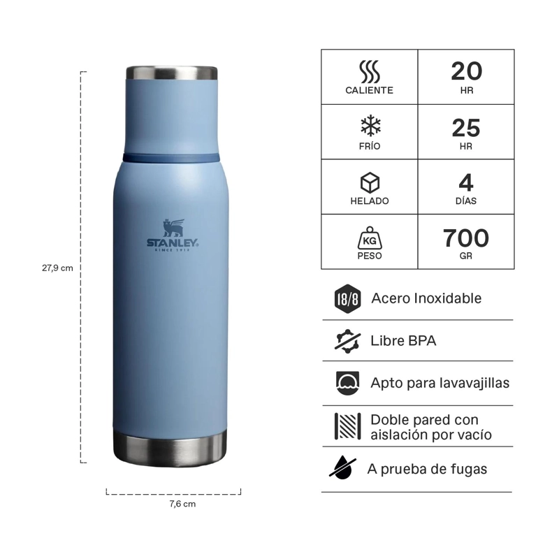 TERMO STANLEY ADVENTURE TO-GO CELESTE | 750 ML - 2