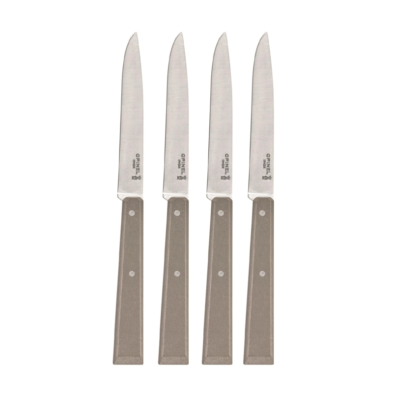 CUCHILLOS OPINEL N°125 BON APPE TIT GRIS - 4 UNIDADES - 4