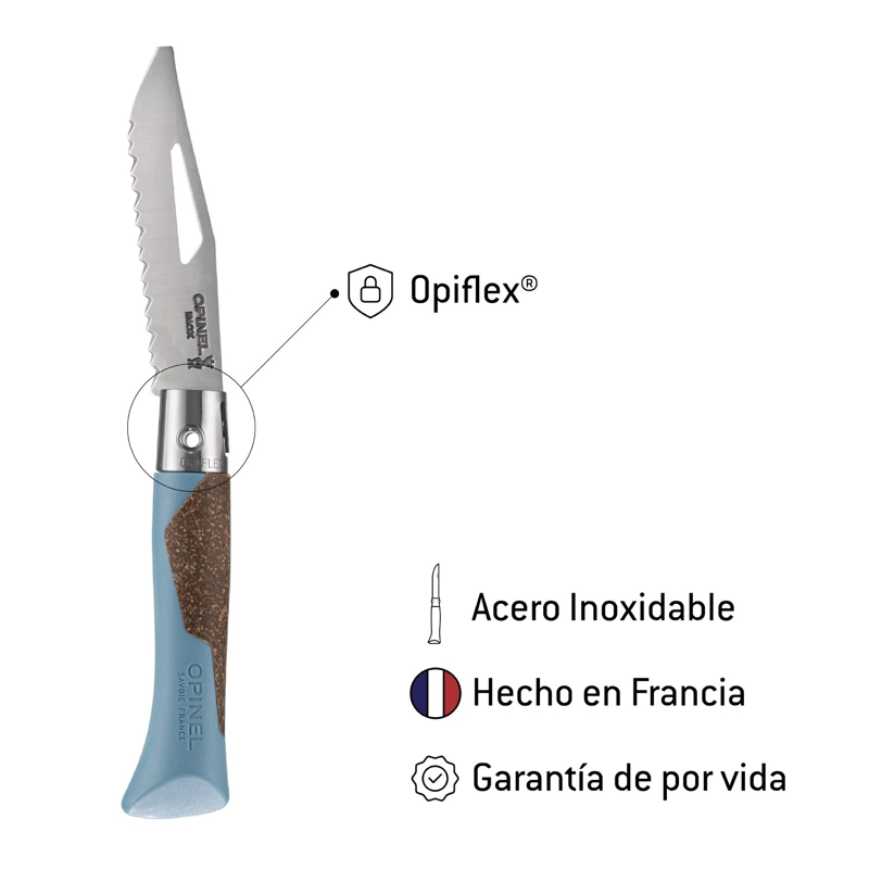 CUCHILLO OPINEL NEO N°07 ALPINE AZUL GLACIAR - 3
