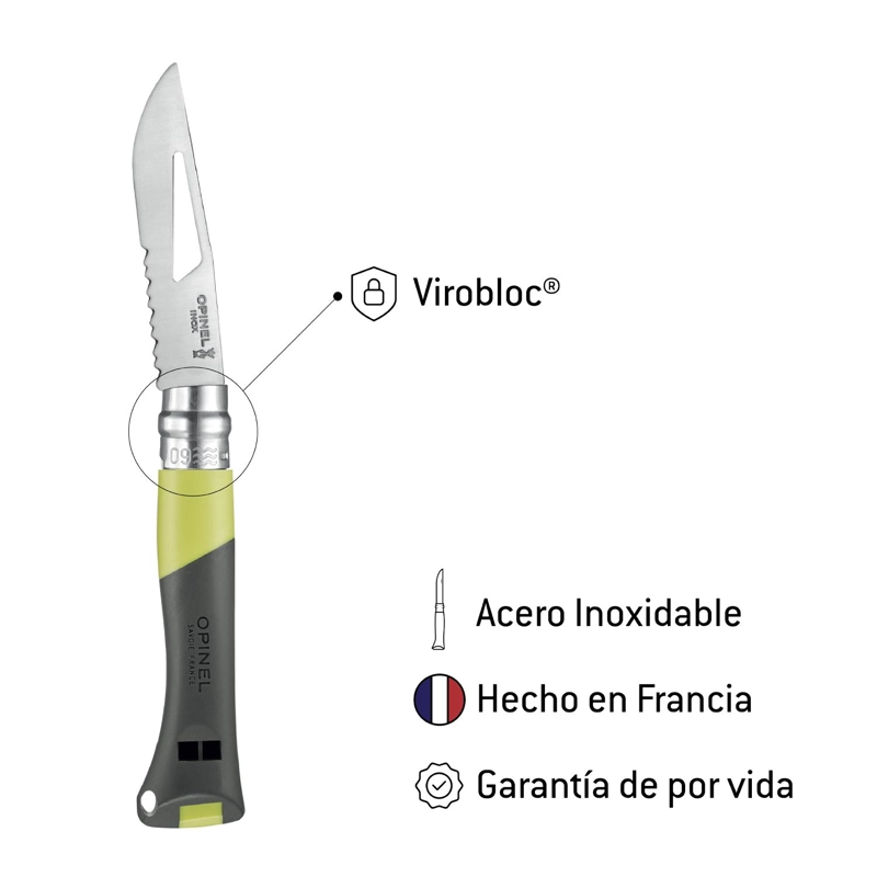 CUCHILLO OPINEL N°09 OCEAN AMARILLO - 3