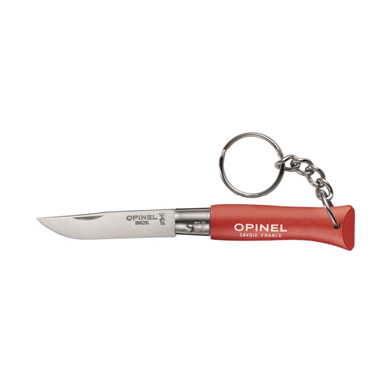 CUCHILLO OPINEL N°4 LLAVERO ROJO - 1