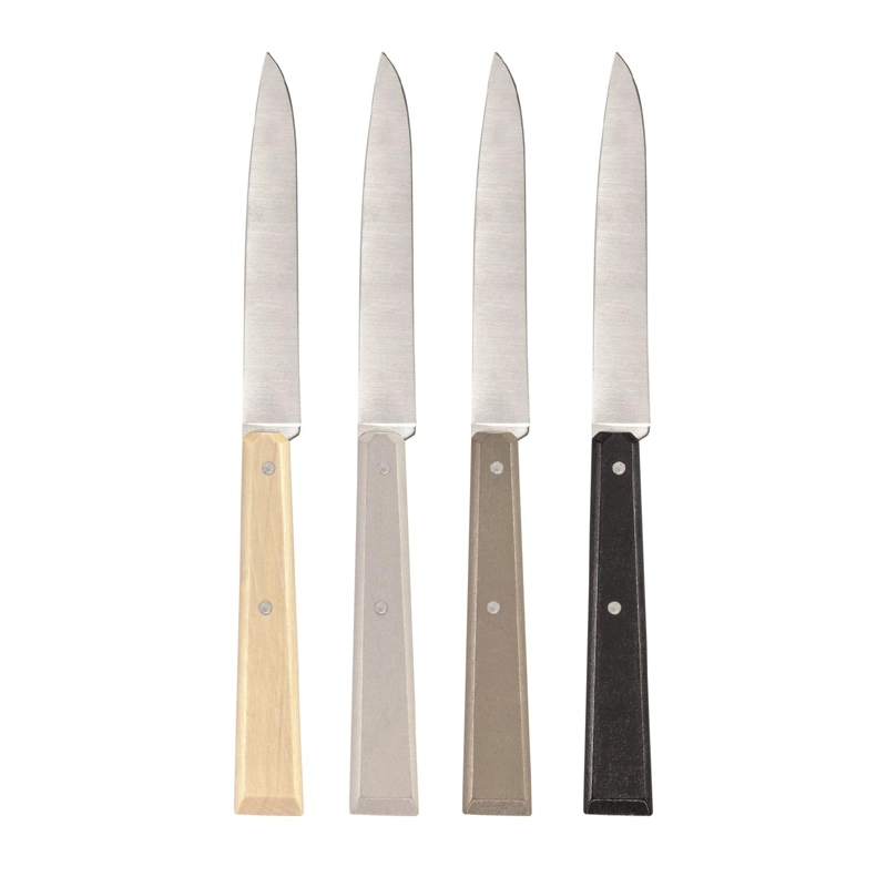 CUCHILLOS OPINEL N°125 BON APPE TIT MINERAL - 4 UNIDADES - 5