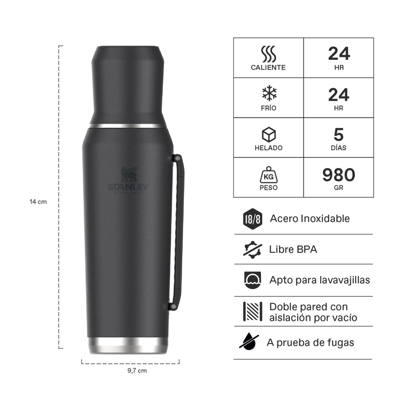 MATE SYSTEM IDEAL STANLEY NEGRO | 1.2 LT - 2
