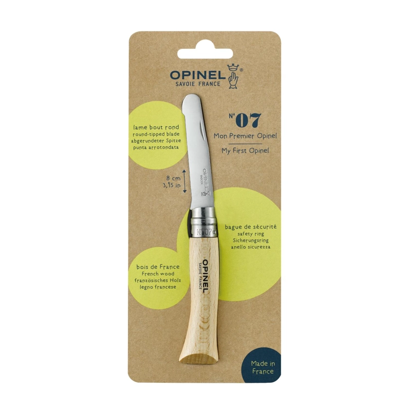 CUCHILLO N°07 MI PRIMER OPINEL NATURAL - 5