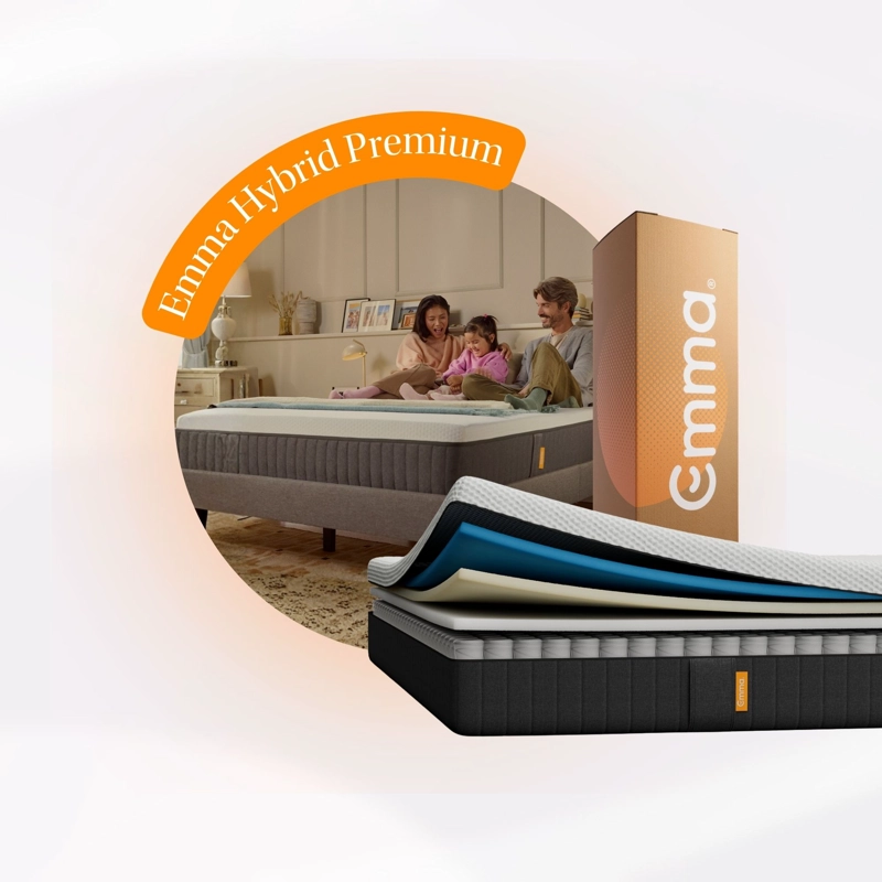 COLCHÓN EMMA HYBRID PREMIUM 2 PLAZAS 150 CM X 190CM X 25CM - 1