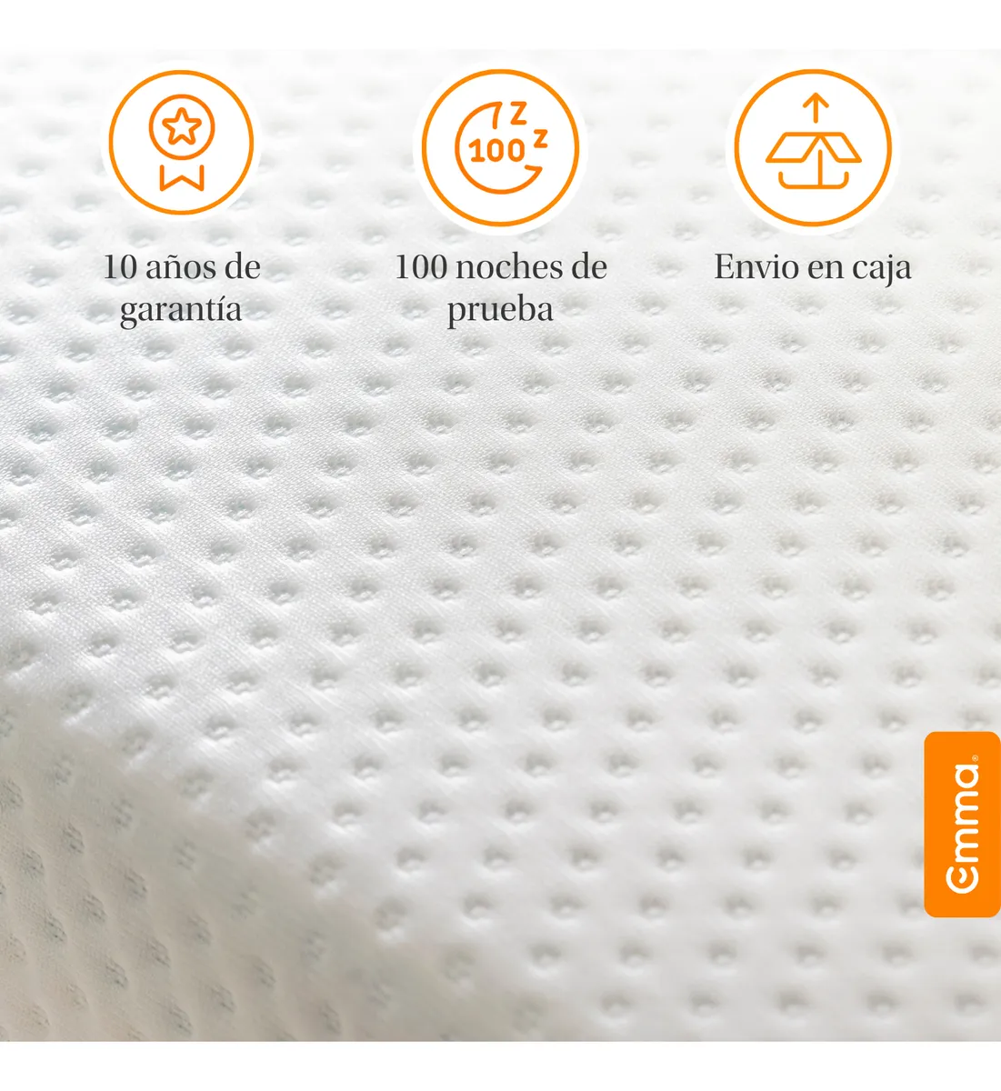 COLCHÓN EMMA HYBRID PREMIUM 2 PLAZAS PLUS 150 X 200 X 24CM - 4