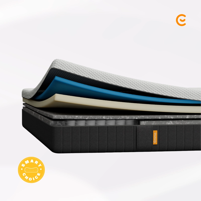 COLCHON EMMA HYBRID PREMIUM KING 180CM X 200CM X 24CM - 2