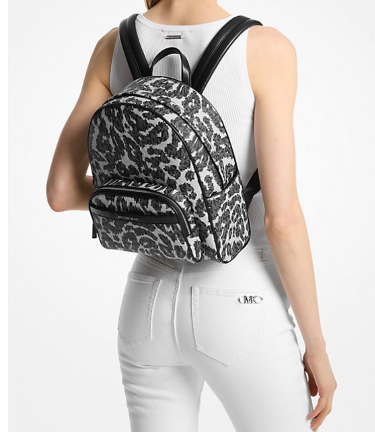 MOCHILA MICHAEL KORS MEDIANA CON ESTAMPADO - 4