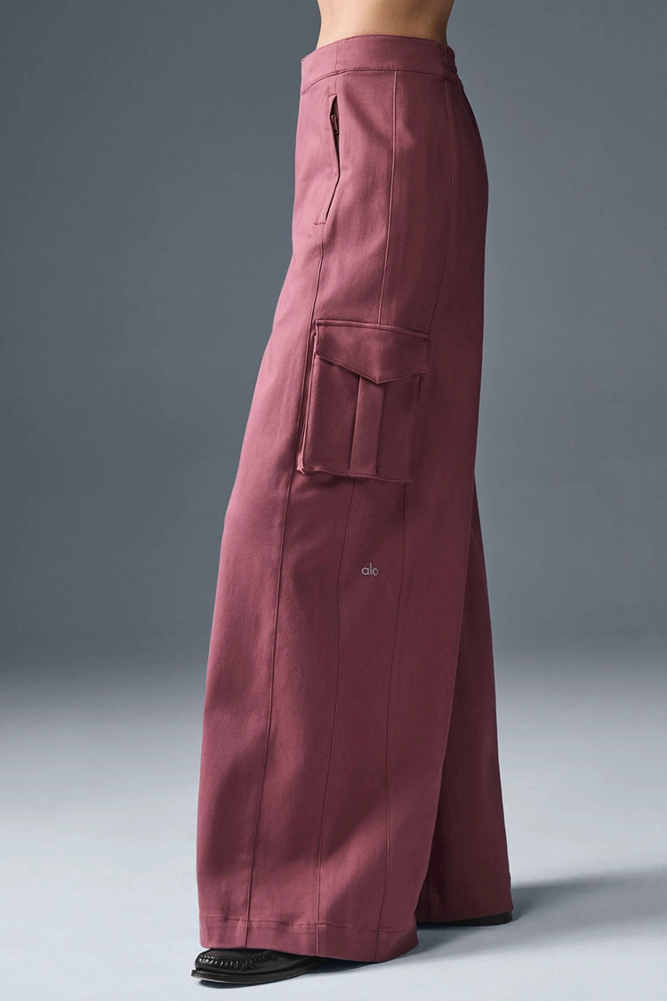 PANTALON CARGO DE PIERNA ANCHA - 2