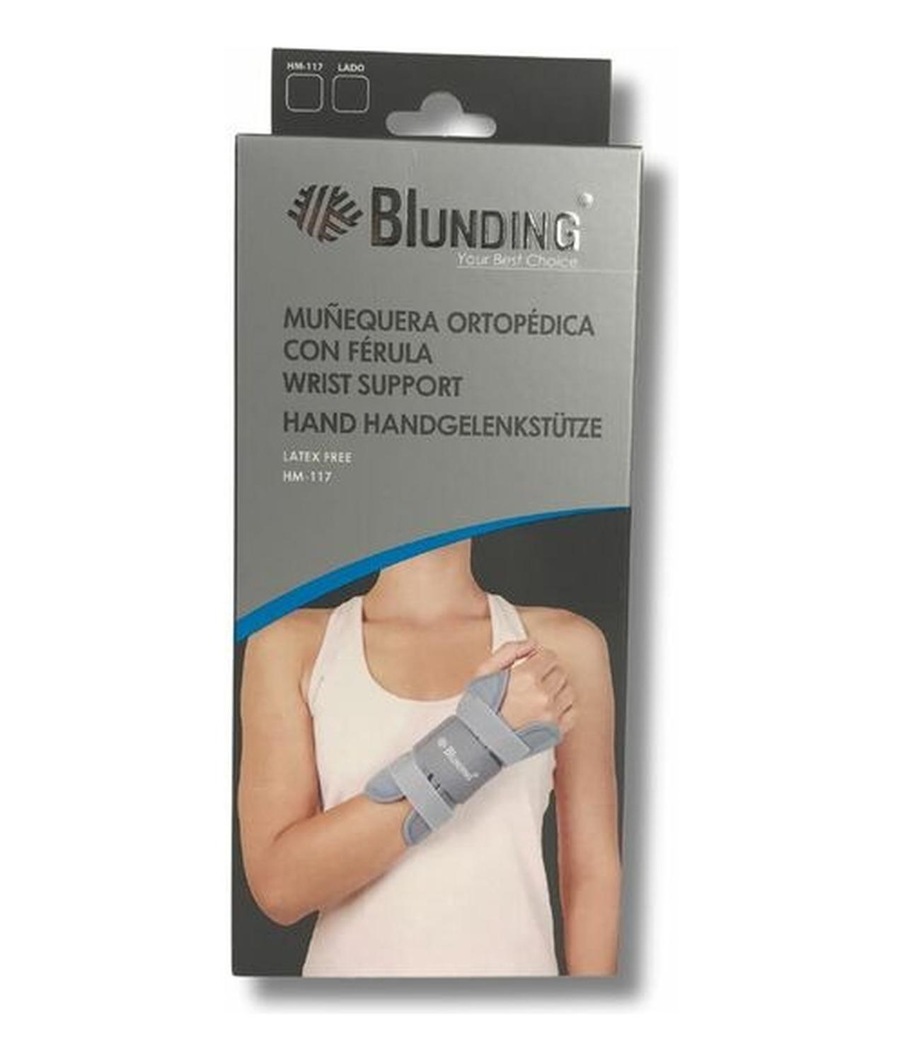 MUÑEQUERA BLUNDING ORTOPÉDICA CON FÉRULA IZQUIERDA ELECTROMEDICINA - 2