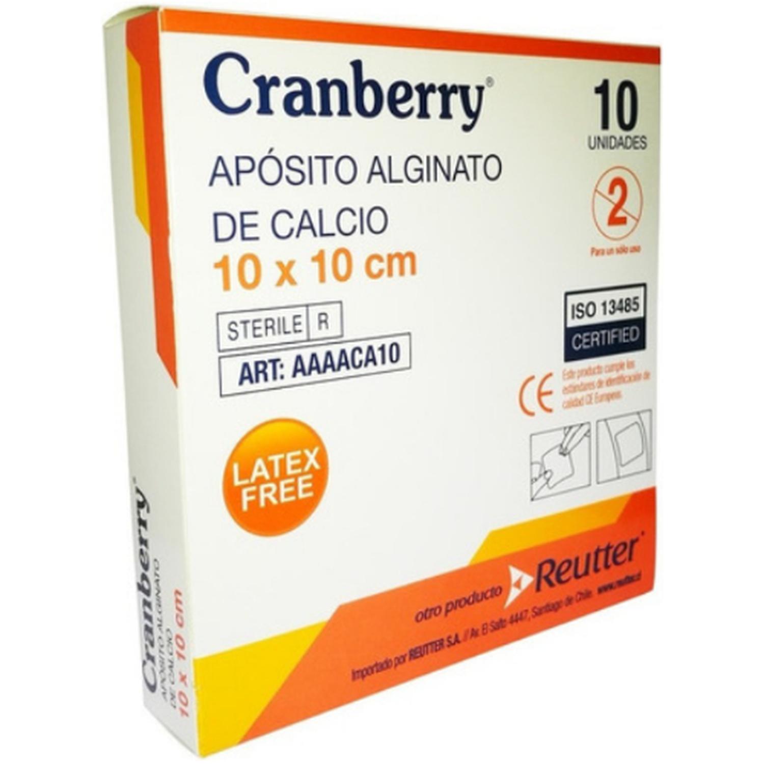 PACK 10 APÓSITO REUTTER APOSITO ALGINATO CALCIO 10X10 CAJA - 1
