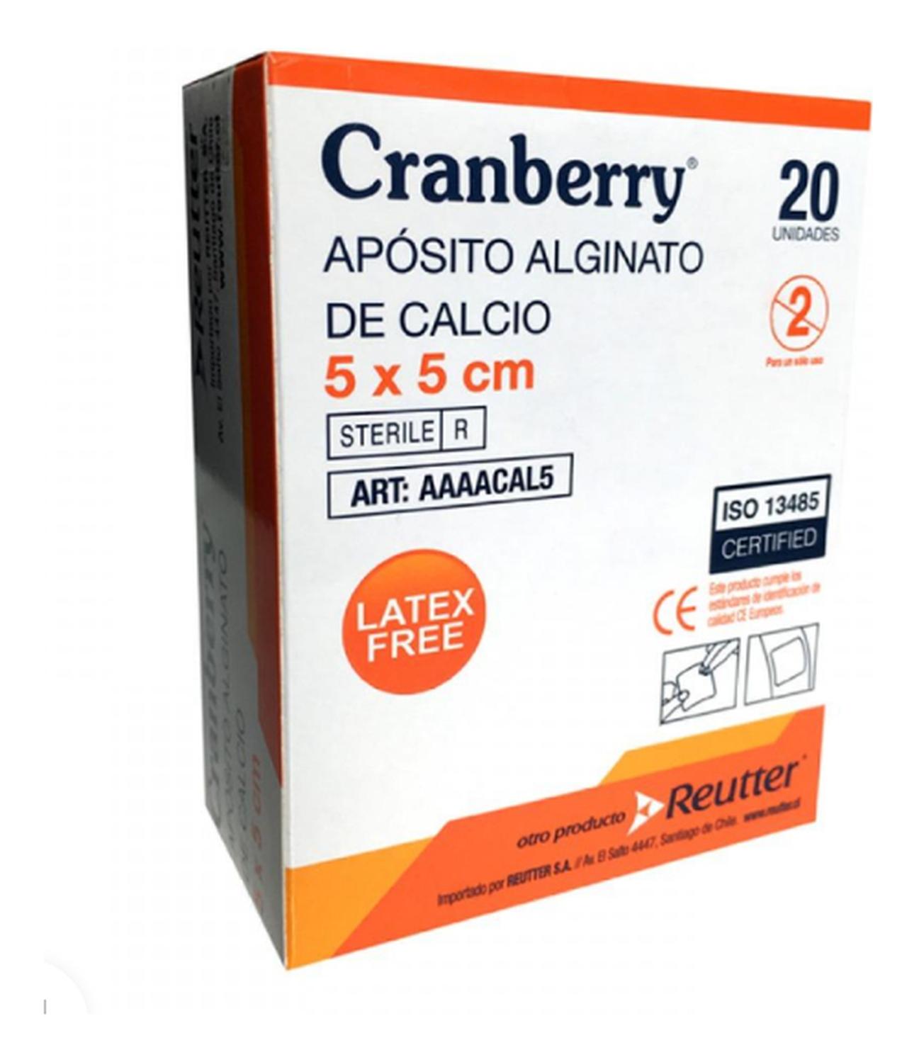 PACK 20 APÓSITO REUTTER APOSITO ALGINATO CALCIO 5X5 CAJA - 2