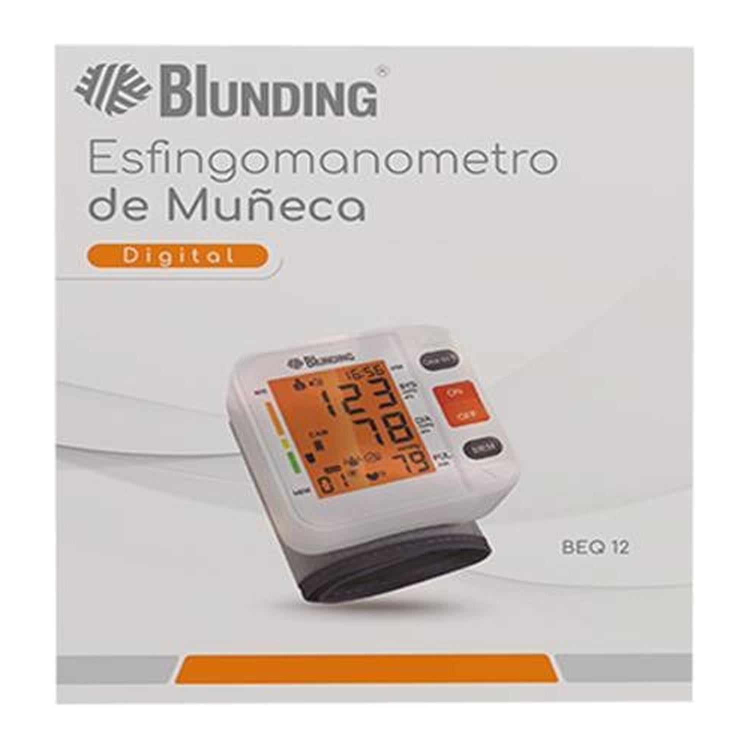 ESFINGOMANÓMETRO DE MUÑECA BLUNDING BEQ-12 TOMA PRESIÓN DIGITAL - 2