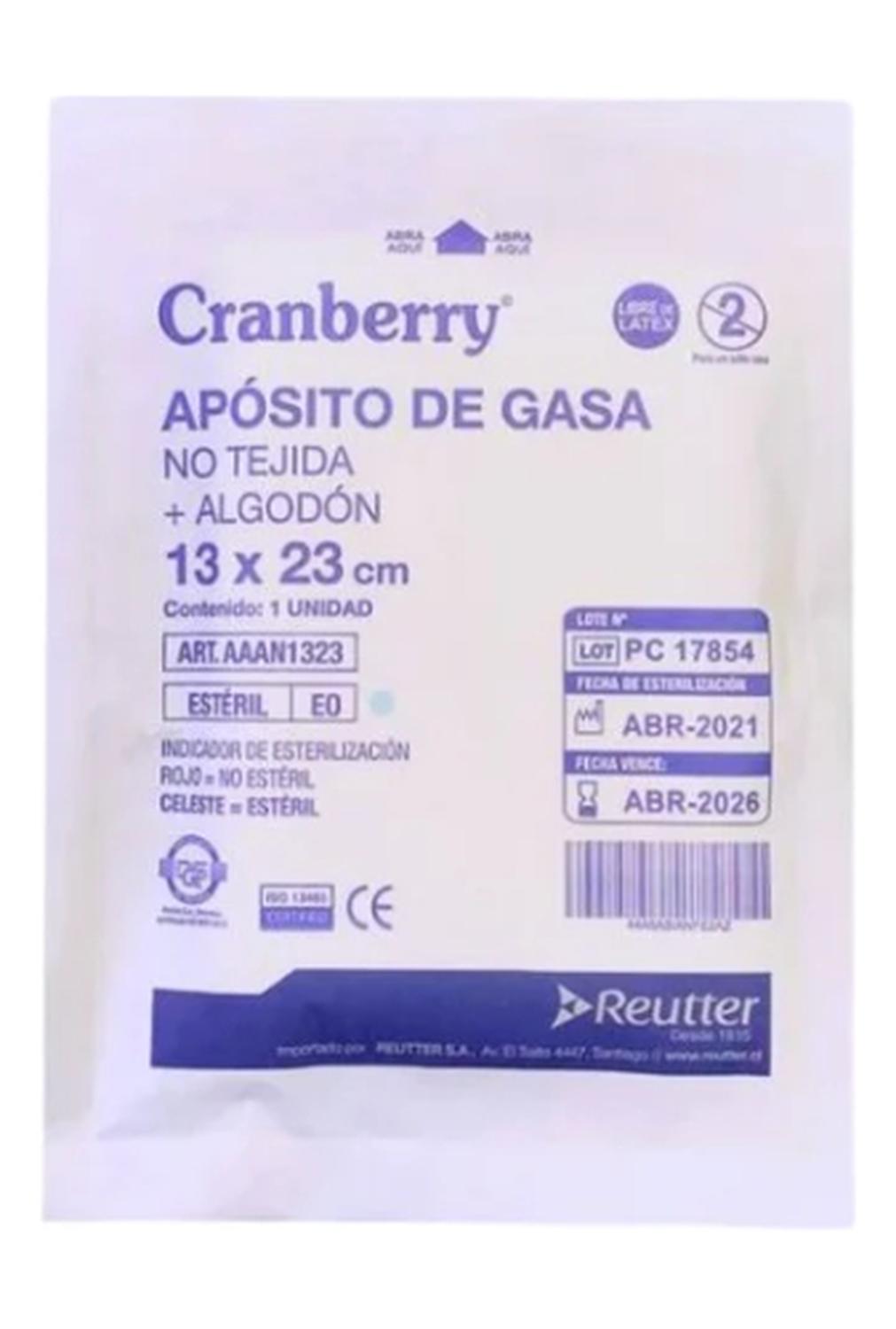 PACK 10 APÓSITO GASA ESTERIL NO TEJIDA + ALGODÓN 13 X 23 BOLSA - 2