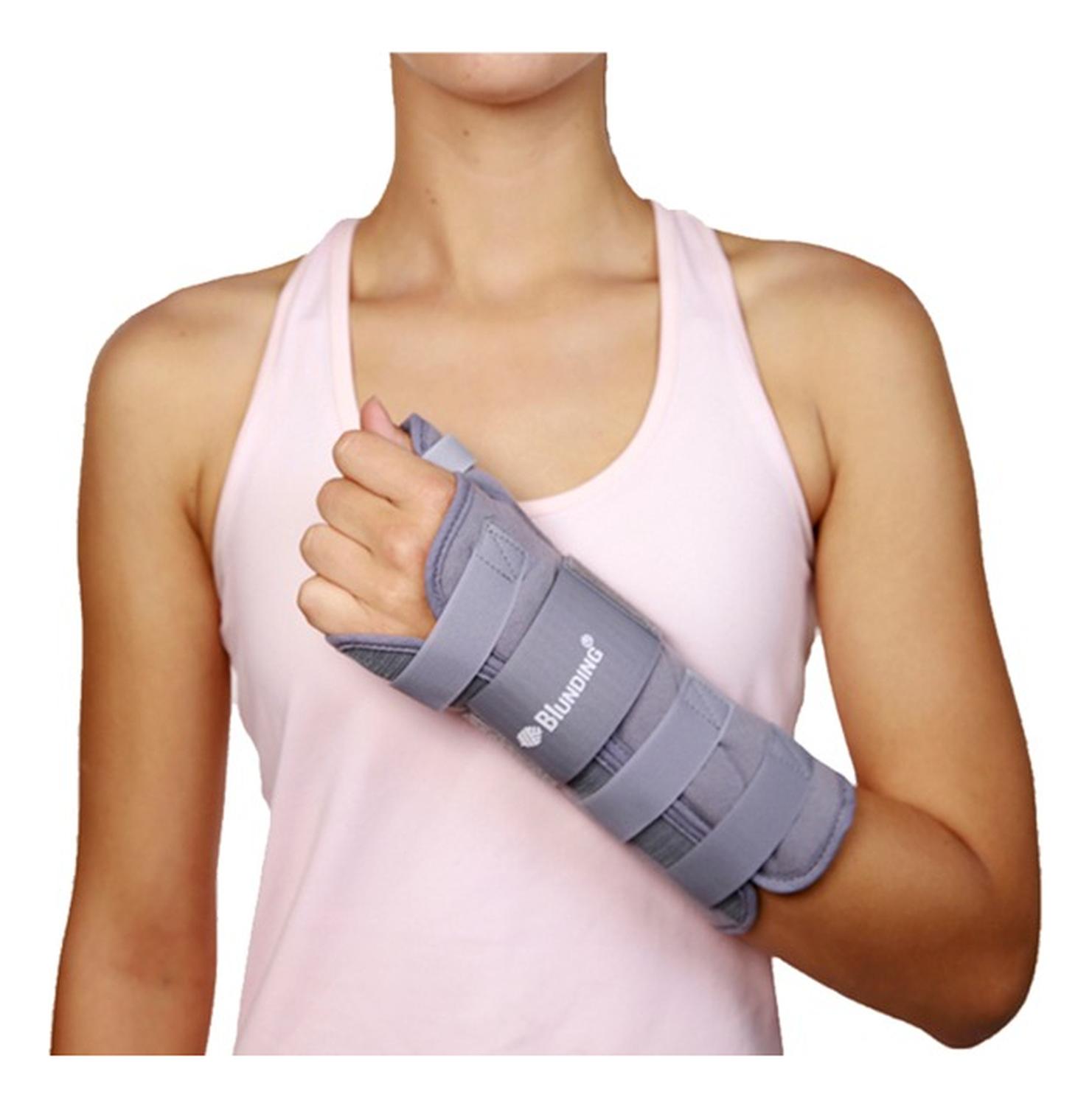 ÓRTESIS BLUNDING INMOVILIZADOR MUÑECA CON DEDO PULGAR IZQUIERDA ELECTROMEDICINA L - 1