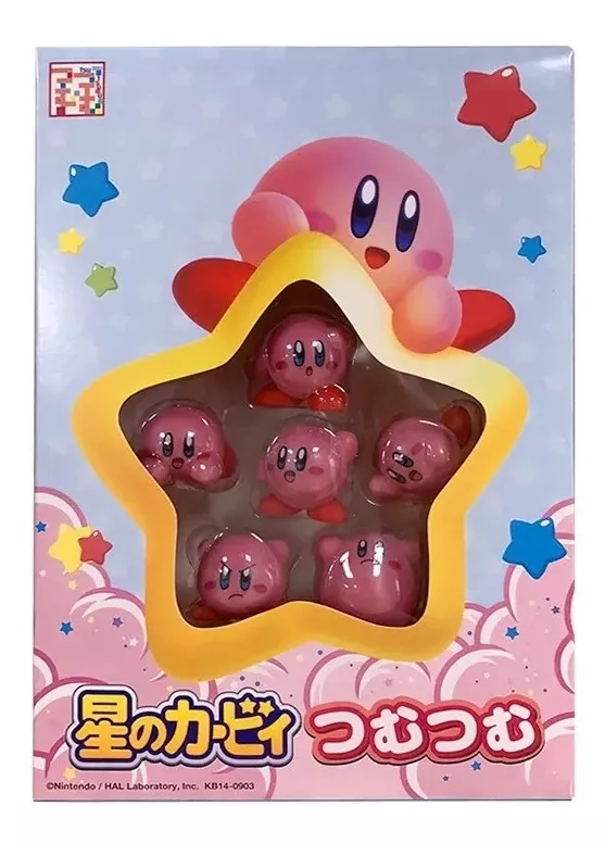 SET 10 MINI FIGURAS KIRBY MÁS ESTRELLA VIDEOJUEGO NUEVAS - 1