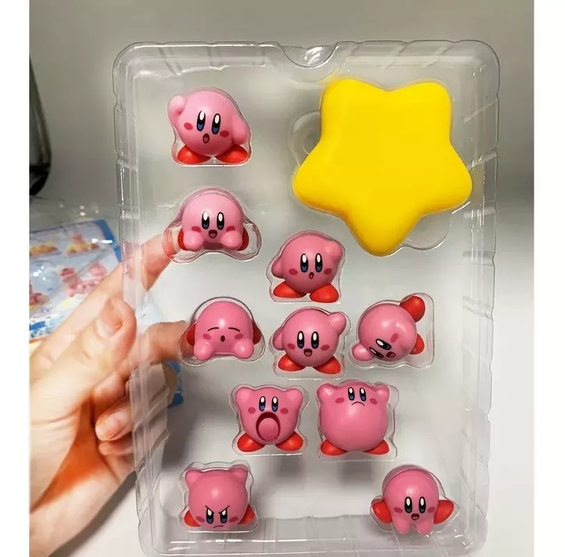SET 10 MINI FIGURAS KIRBY MÁS ESTRELLA VIDEOJUEGO NUEVAS - 5