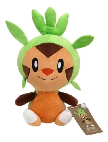 PELUCHE POKÉMON CHESPIN 29 CM NUEVO CON ETIQUETA - 1