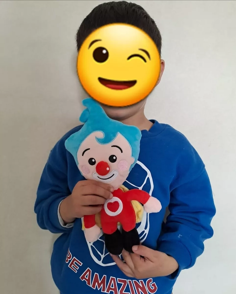 PELUCHE PAYASO PLIM PLIM 25 CM NUEVO - 3