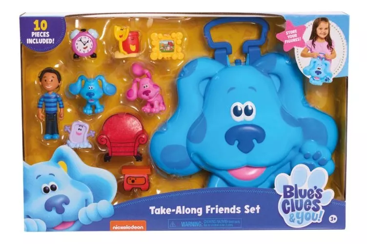 PISTAS DE BLUE FIGURAS SET DE AMIGOS Y MALETA JUGUETE - 1