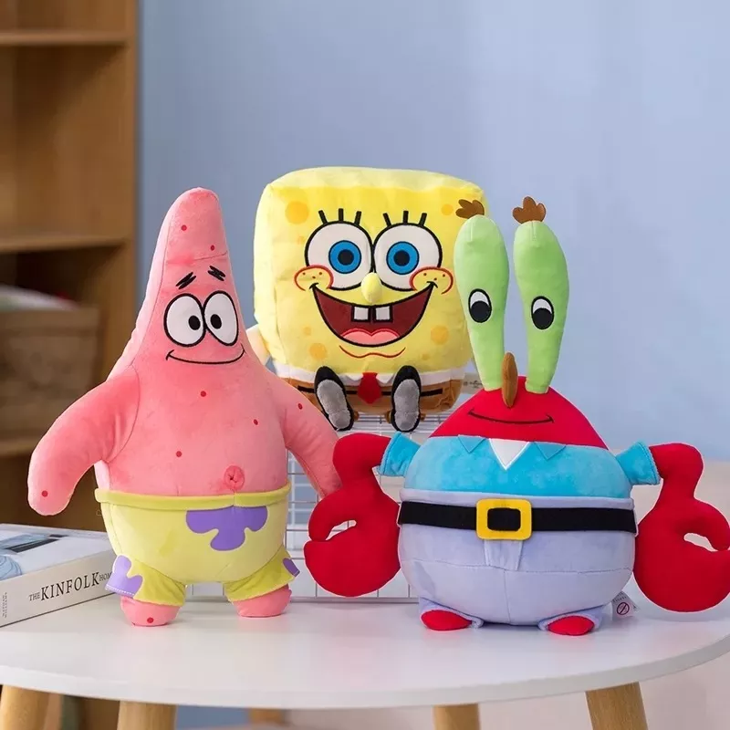 PELUCHE DON CANGREJO 38 CM NUEVO CON ETIQUETAS BOB ESPONJA - 2